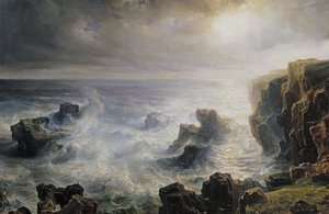 Myrsky Belle-Ilen rannikolla